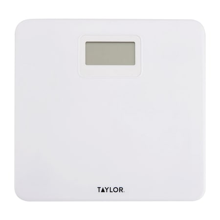 Taylor Digital Plastic Bath Scale, White, 330-Lb. Capacity 5274509
